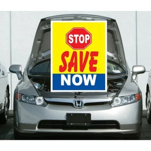 UNDER HOOD SIGN - STOP SAVE NOW - Imagen 1 de 1