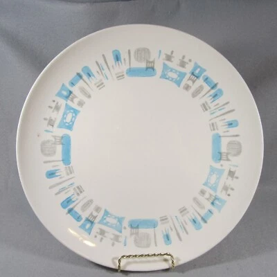 Marcrest Vintage Blue Heaven 12" Serving Chop Plate - EUC - Image 1 of 4