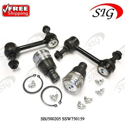 Kit de 4 piezas de barras estabilizadoras de rótulas de suspensión inferior delantera para Ford Edge 2007-2014 Foto 1 de 4