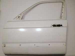Genuine BMW E32 Door shell, paint and metal. White. Driver. Front 41511948809