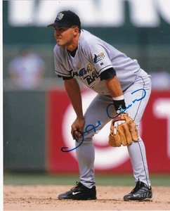 MIGUEL CAIRO  TAMPA BAY RAYS   ACTION SIGNED 8x10 - Picture 1 of 1