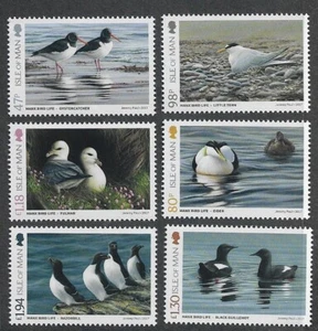 ISLE OF MAN BIRDS MARINOS MNH 2017 - Imagen 1 de 1