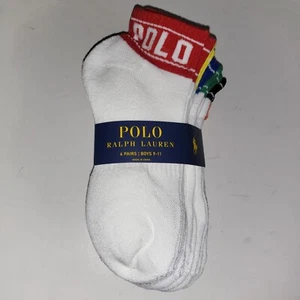 Polo Ralph Lauren Classic Sport Quarter Socks 6-pack Size M 9-11 White - Picture 1 of 8