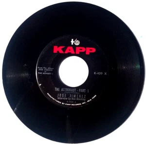 JOSE JIMENEZ - The Astronaut Part I & II - Vinyl 45rpm 1961 Knapp K-409X - Imagen 1 de 4