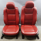 1999-2001 BMW E46 3-Series Coupe Basic Seat Front Pair Left Right Red Leather OE