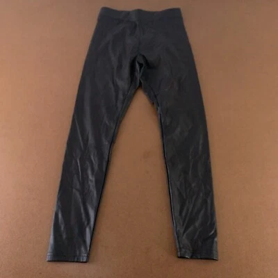 Ci Sono Women's Size Small Black Faux Leather High Rise Pull On Leggings New - Image 1 of 4