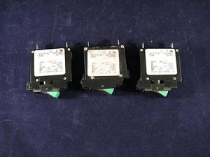 3 each Collingswitch AF1-80-26-6-620-1H1-D 20 amp , 25 trip amp on/off Breaker - Photo 1/1