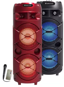 Altavoz multimedia de karaoke 8x2" Bluetooth 3000 vatios con micrófono gratuito - Imagen 1 de 4