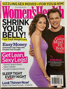 EMILY BLUNT & MATT DAMON March 2011 WOMEN'S HEALTH Magazine