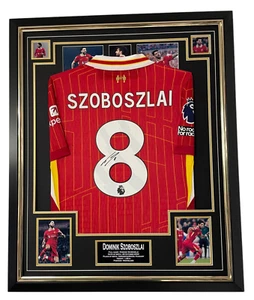 Dominik Szoboszlai Signed Shirt Jersey Display with Certificate of Authenticity. - Picture 1 of 4