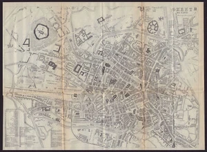 GHENT GENT GAND antique town plan city map. Belgium. BRADSHAW 1893 old - Picture 1 of 1