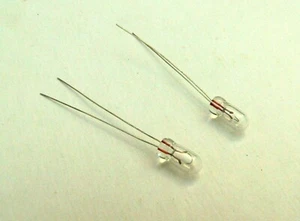 6V 0.1A 0.6W Wire Ended Light Bulb pair meter back light Lamp 6.3V backlight - Picture 1 of 2