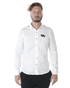Camicia Emporio Armani Shirt REGULAR FIT Cotone Uomo Bianco 3Z1CL61NFPZ 100 - Imagen 1 de 11
