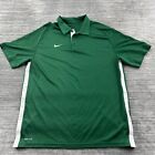 Nike Polo Shirt Size XL Mens Dri Fit Short Sleeve Green