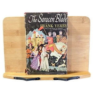 The Saracen Blade by Frank Yerby (Hardcover, 1952) Book Club Edition Dust Jacket - Picture 1 of 6