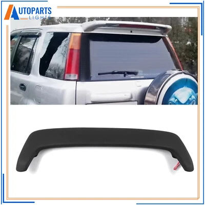 Para Honda CR-V 1997-2001 SUV ABS plástico mate negro techo alerón labio con LED Foto 1 de 4