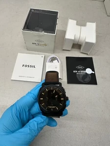 Fossil FTW7068 DW14F1 Gen 6 Quartz Men's Machine Smartwatch - NEW OB - Picture 1 of 9