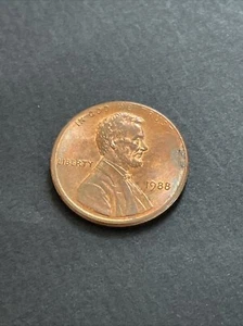 1988 Lincoln Cent Die Chip Error - Picture 1 of 4