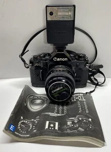 Canon A-1 Film Camera with 1:2.8 35 mm lens. - Picture 1 of 12