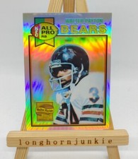 2001 Topps Chrome Walter Payton Reprints Refractors 1979 Chicago Bears PWE