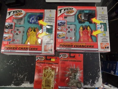 Lot Untested Tyco RC Radio Control Power Changers Vehicles Boat Car Tank Robot - Image 1 of 4