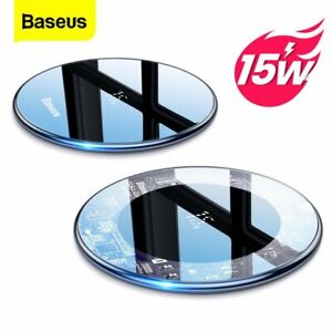 Baseus 15W Qi Wireless Charger Fast Charging Pad for Airpods iPhone 12 Pro Max