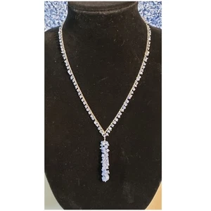 Tanzanite 58 ctw, 20" Necklace with 2" Drop. - Picture 1 of 4