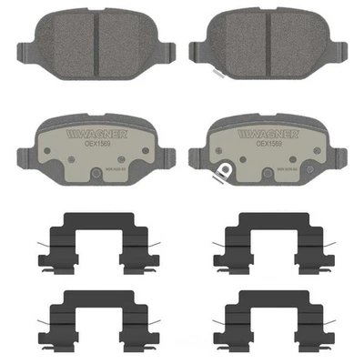 Juego de pastillas de freno de disco-OEX pastillas de freno de disco Wagner OEX1569 se adapta a Fiat 500 12-19 Foto 1 de 2