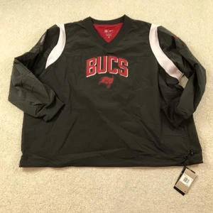 Nike Tampa Bay Buccaneers V Neck Jacket Windshirt Mens 3XL New Stack - Picture 1 of 8