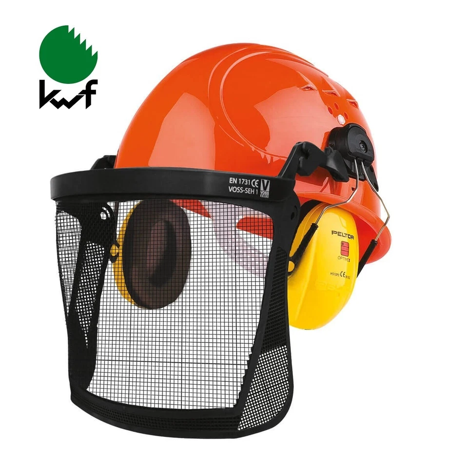 Premium Forsthelm KWF geprüft VOSS 3M Peltor Waldarbeiterhelm Schutzhelm Forst - Bild 1 von 1