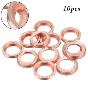1102601M02 Copper Oil Drain Crush Washer for Nissan and For Infiniti Cars - Picture 1 of 12