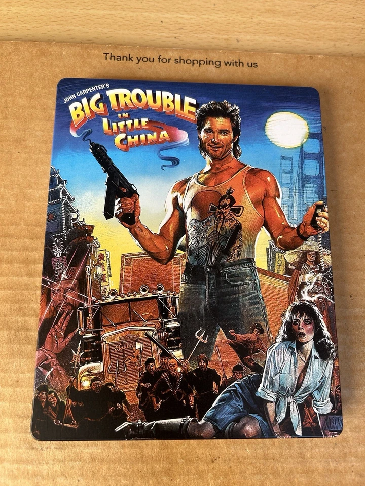 BIG TROUBLE IN LITTLE CHINA BLURAY STEELBOOK UK ARROW 1ST EDITION RARE Excellent - Image 1 of 4