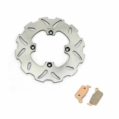 For Honda Rear Brake Rotor Disc Pads CR80R CR80RB 1996-02 CR85RB CR85R 03 04-07 - Image 1 of 4