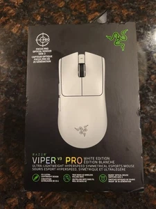 Bezprzewodowa mysz gamingowa Razer Viper V3 Pro - biała 8k polling - Zdjęcie 1 z 3