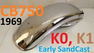 1969 Honda CB750 Early Sandcast Rear Fender CB750K K0 K1 MudGuard. Like Original - Picture 1 of 12