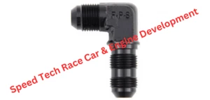 Goodridge AN833-08DBK -8 AN 90 Degree Bulkhead, Black @ Speed Tech - Bild 1 von 1
