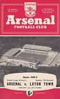 Arsenal Home Programmes 1958-59 ~ You Choose Opponents Free Post Good Condition