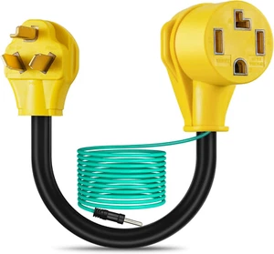 Adaptador De Salida De Secadora, Cable De Enchufe De Secadora Nema 14-30P Macho - Picture 1 of 12