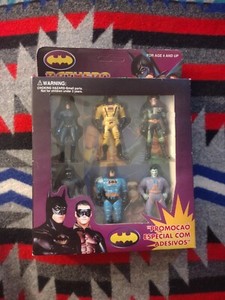 Vtg Batman Bathero Mini Figures Set Box Sealed 1995 Forever Mask Phantasm Htf