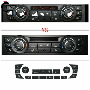 #Climate Control Button Stickers Repair Kit For BMW 2006-2011 E90 E92 E91 - Picture 1 of 2
