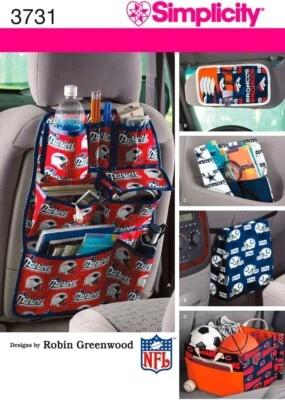 Simplicity 3731 Car Organizers Sewing Pattern - Image 1 of 4