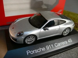 1/43 Herpa Porsche 911 Carrera 4S Coupé plata rodiada metálica PRECIO ESPECIAL 29,99 - Imagen 1 de 4