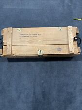 vintage wooden ammunition crate