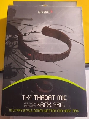 LARINGOFONO (microfono) per XBOX 360 TX-1 THROAT MIC - Nero - Immagine 1 di 2