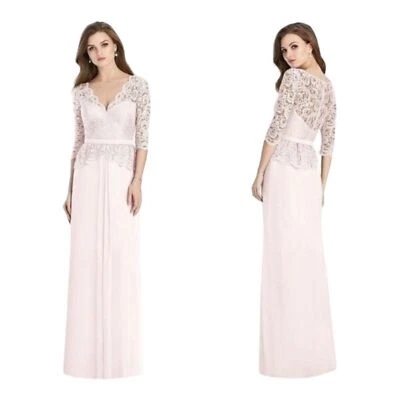 Jenny Packham платье 8 румяна кружева пеплум макси платье новый - Изображение 1 из 4