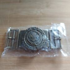 Uk Scouting World Scouting - Scoutisme Mondial Bronzed Belt Buckle