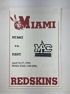 1994 Miami University Redhawks v. Kent State Golden Flashes Baseball Program - Picture 1 of 5
