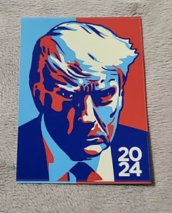 Donald J TRUMP Campaña Oficial Pegatina Taza Tiro 2.5" X 3.25 2024 - Imagen 1 de 7