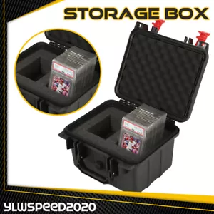 50CT Graded Card Storage Case Box Waterproof Protector Deep Sport Trading Cards - Picture 1 of 9