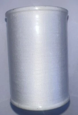 Walmart 500 YDS, 3 PLY Polyester, Made In USA, Color 400 White Thread - Image 1 of 3